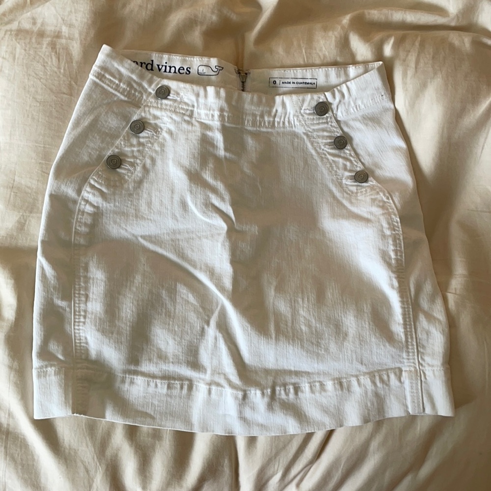 white vineyard vines pencil skirt